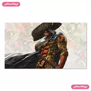 پوستر چسب دار پینکمن طرح بتمن سامورایی Samurai Batman 26 Jm