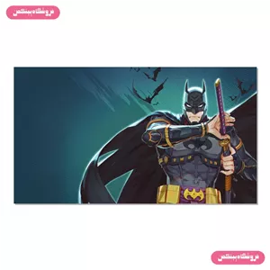 پوستر چسب دار پینکمن طرح بتمن سامورایی Samurai Batman 24 Jm