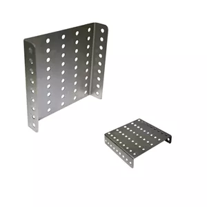 سازه رباتیک شاسی ربات صفحه فلزی دوطرفه 2 عددی