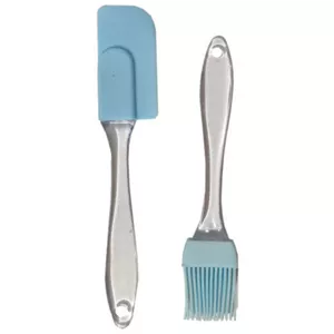 ست لیسک و قلمو آشپزی مدل ASQ 122، 2 عددی، 18x3x1 سانتیمتر، 50 گرم، پلاستیک + سیلیکون 