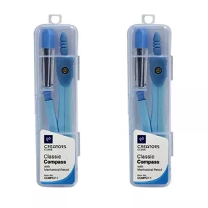 پرگار تحصیلی مهندسی کریتورز کلاس cclass0.7 150 میلیمتر، نوک کربن، بدنه فلز، دستی، 2 عددی