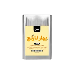 عسل بهار نارنج اعلا حلبی وزن با حلب حدودا 27 کیلو
