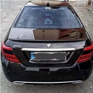 بال اسپویلر مشکی خام صندوق دنا 