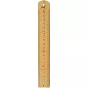 خط کش چوبی 30 سانت آرم استار