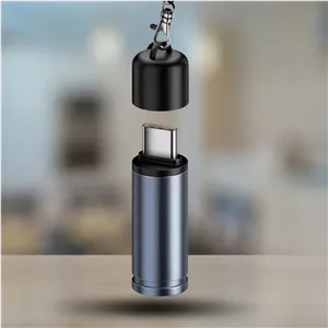 فندک المنتی موبایل تایپ سی (وارداتی)،قابلیت روشن شدن با گوشی تلفن همراه،طراحی بدون شعله و ضد باد (هدیه ای بسیار ارزشمند)