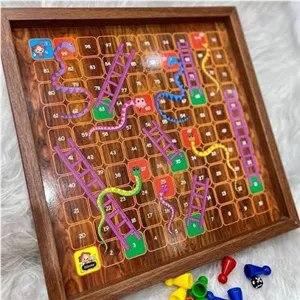 بازی فکری منچ و مار و پله دو رو