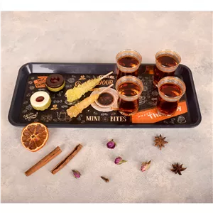 سینی مهروز مدل E-1403-341 طرح Yummy ارسال پس کرایه 