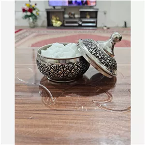 قندان گلبرگ مسی با روکش کروم