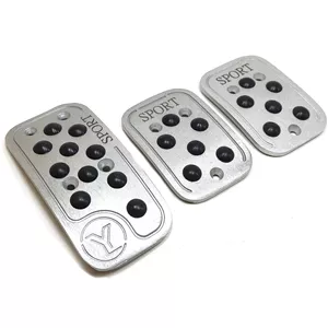 روکش پدال تزیینی خودرو چیکال مدل آرسی کد P-2035 بسته 3 عددی