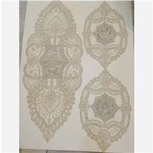 رومیزی سه تیکه گیپورومخمل شاین دار