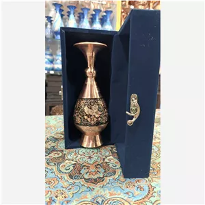 جعبه جیر گلدان مس الماس تراش متوسط