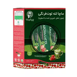 بسته 10 عددی ماچا لته توت فرنگی پپتینا