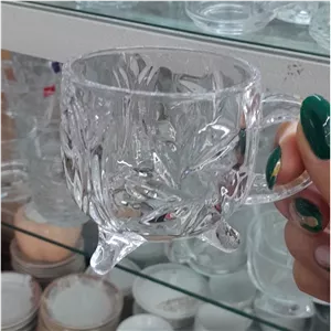 فنجان سه پایه خورشیدی جنس کریستال خارجی 