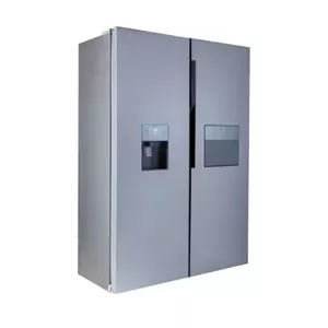 یخچال فریزر دوقلو ارج مدل ماهید رنگ استیل روشن