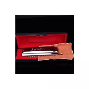 ساز دهنی هارمونیکا Swan مدل 1456 کروماتیک 14 سوراخ 56 تون لبه گرد حرفه ای