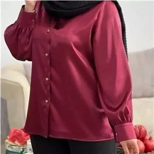 شومیز زنانه شومیز مجلسی بلوز زنانه شومیز ساتن مناسب یلدا و مجالس