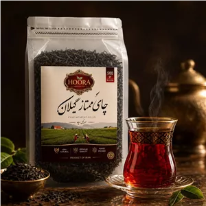 چای سیاه ایرانی هورا مدل سرگل گیلانی ارگانیک