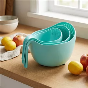 ست آبکش لیمون مدل دسته دار بسته 3 عددی ارسال پس کرایه