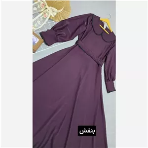 پیراهن بلند زنانه مدل مروارید جنس الیزه فری سایز تا 48