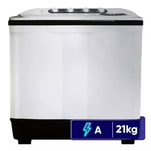 ماشین لباسشویی دو قلو 21 کیلوگرم نیمه اتوماتیک پاکشوما مدل FA21