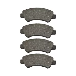 لنت ترمز جلو دیسکی اتحاد طلایی آسیا مدل PT4-206T5 کد 10615123 دو جفت مناسب برای پژو 206 تیپ 5