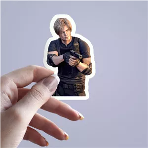 استیکر Resident Evil Leon Pistol