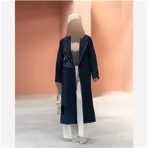 مانتو مدل لک لک کرپ هرمس زنانه مناسب سایز 38 تا 54 کد 2224
