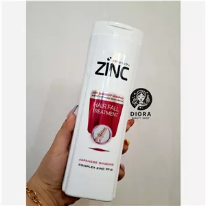 شامپو زینک ZINC ضدریزش و ضدشوره صورتی جینسینگ(340ml)