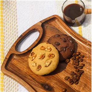 سینی چوب گردو طرح روژینا