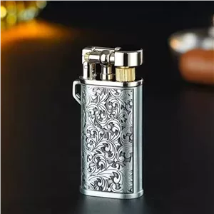 فندک فانتزی فندک اتمی طرح برجسته کیفیت عالی در دو رنگ