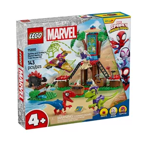 لگو 143 تکه سری Marvel مدل Spidey and Gobby s Raptor Battle at Tree House HQ کد 11200