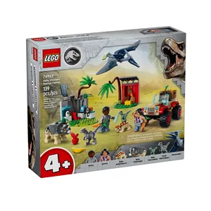لگو 139 تکه سری Jurassic World مدل Baby Dinosaur Rescue Centre کد 76963
