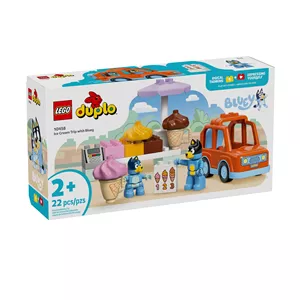 لگو 22 تکه سری Duplo مدل Ice Cream Trip with Bluey کد 10458