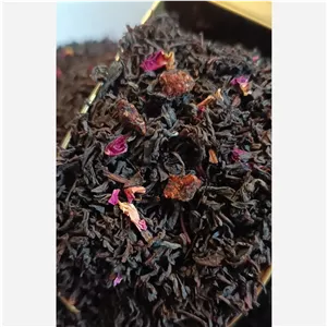 چای سیاه ممتاز توت فرنگی اکبر