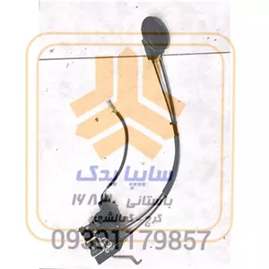 قفل و دستگیره مشکی داخلی عقب راست کوئیک سهند کابلی تک فیش 107894