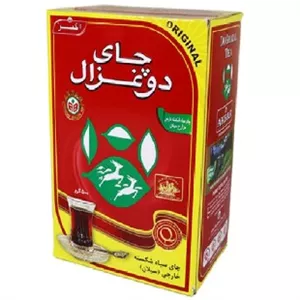 چای دو غزال ساده اصلی بسته 500 گرم 