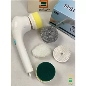 فرچه شارژی مسافرتی Magic Brush مدل 5کاره 5سر سفید