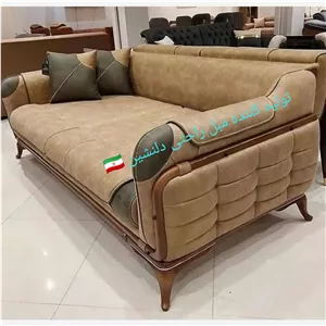 مبل راحتی لاوین.با.پارچه.تدی.ب پشتیهای.مکانیزم ودستها مکانیزم