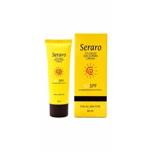 کرم ضد آفتاب بیرنگ Seraro مدل Colorless Sun Screen Cream با SPF 50 حجم 50 میلیلیتر
