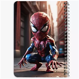 دفتر لیست خرید 50 برگ خندالو طرح مرد عنکبوتی (Spider Man) کد F4389