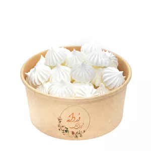 شیرینی مرنگ در دانه طعم نارگیل