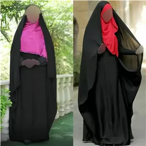 چادر کمری مدل حسنا جنس کن کن ندا مروارید رنگ مشکی