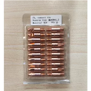 نازل جوشکاری co2 سایز 1 2 متوسط بسته 10 عددی ابزارسرا