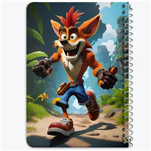 دفتر لیست خرید 50 برگ خندالو طرح کراش باندیکوت (Crash Bandicoot) کد F11711