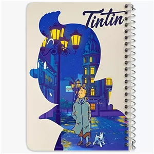 دفتر لیست خرید 50 برگ خندالو طرح تن تن (Tintin) کد F10337