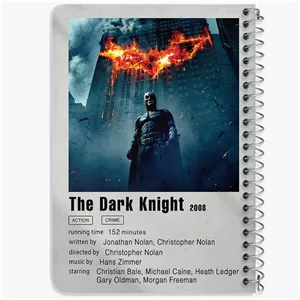 دفتر لیست خرید 50 برگ خندالو طرح شوالیه تاریکی (The Dark Knight) کد F11309