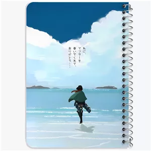 دفتر نقطه ای 50 برگ خندالو طرح میکاسا اتک آن تایتان (Attack On Titan) کد F14509