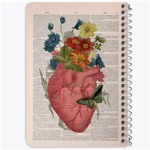 دفتر لیست خرید 50 برگ خندالو طرح قلب (Heart) کد F14043