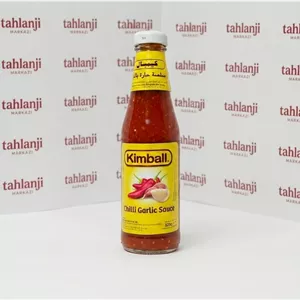 سس چیلی و سیر کیمبال مدل Chilli & Garlic حجم 325 گرم