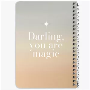 دفتر لیست خرید 50 برگ خندالو طرح Darling You Are Magic کد N2287